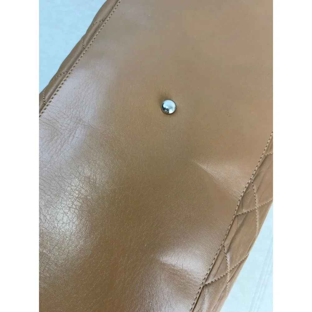 CHANEL Camel Aged Calfskin Reissue Shopping Tote Large SHW